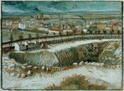 Industrielandschap – Aan de rand van Parijs nabij Montmartre door Vincent van Gogh