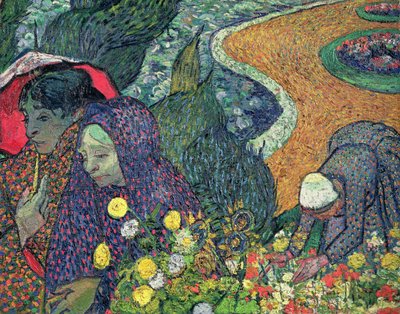Dames van Arles (Herinneringen aan de Tuin in Etten) door Vincent van Gogh