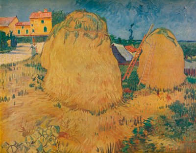 Les Meules En Provence, 1888 door Vincent van Gogh