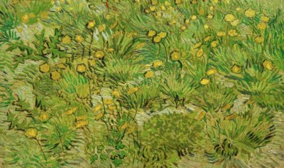 De paardenbloemen door Vincent van Gogh