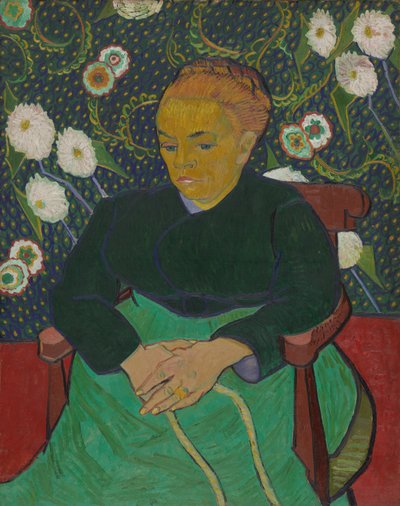 Madame Roulin wiegt de wieg (La berceuse) door Vincent van Gogh