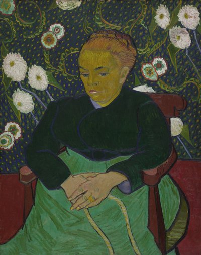 Madame Roulin wiegt de wieg (La berceuse) door Vincent van Gogh
