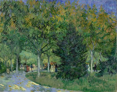 Pad in het Park van Arles, 1888 door Vincent van Gogh