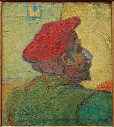 Paul Gauguin (Man met rode muts) door Vincent van Gogh