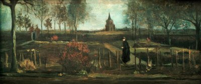 Pastorietuin door Vincent van Gogh