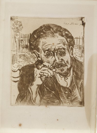 Portret van Dokter Gachet door Vincent van Gogh