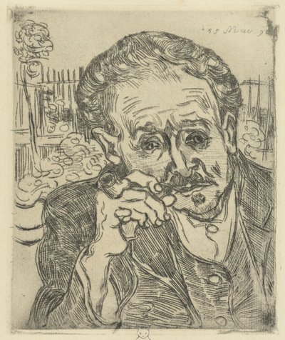 Portret van Dr. Gachet door Vincent van Gogh