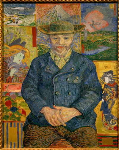 Portret van Père Tanguy door Vincent van Gogh