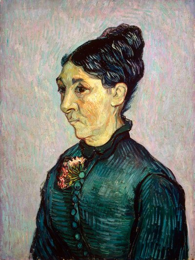 Portret van Madame Jeanne Lafuye Trabuc, 1889 door Vincent van Gogh
