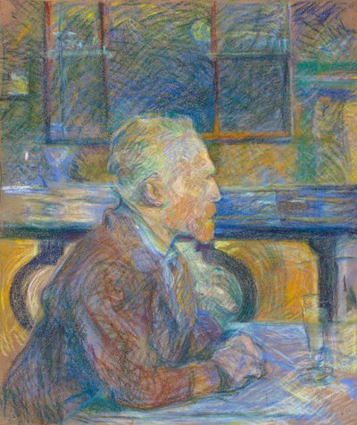 Portret van Vincent van Gogh (1853-1890) door Toulouse-Lautrec, Henri, de door Vincent van Gogh