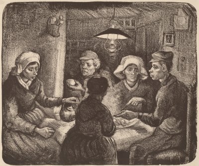 De Aardappeleters, 1885 door Vincent van Gogh