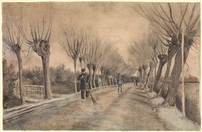 Weg in Etten, 1881 door Vincent van Gogh