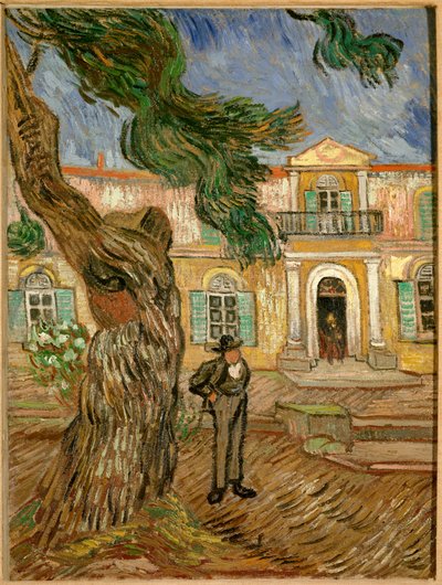Saint Paul Ziekenhuis in Saint Remy de Provence. Schilderij door Vincent van Gogh (1853-1890) 1889. Parijs, Musée d