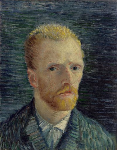 Zelfportret door Vincent van Gogh (1853-1890) door Vincent van Gogh