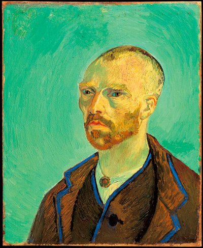 Zelfportret opgedragen aan Gauguin door Vincent van Gogh