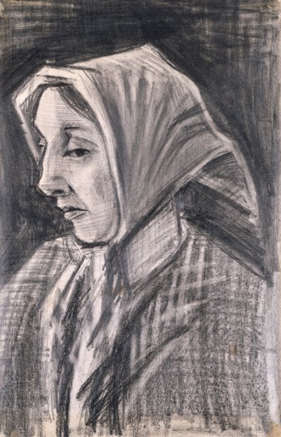 Sien, naar links gericht door Vincent van Gogh