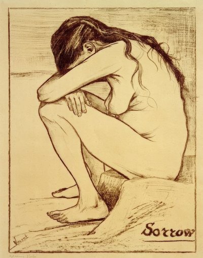 Verdriet door Vincent van Gogh