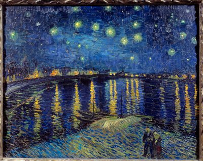 Sterrennacht boven de Rhône door Vincent van Gogh