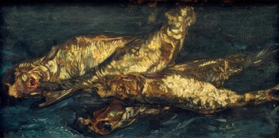 Stilleven met haringen door Vincent van Gogh