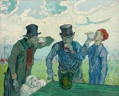 De drinkers door Vincent van Gogh