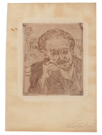 De man met de pijp: Portret van dokter Gachet door Vincent van Gogh