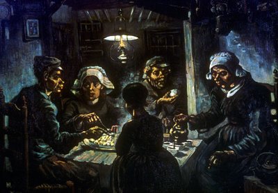 De Aardappeleters, 1885 door Vincent van Gogh