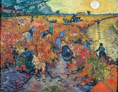 De Rode Wijngaarden in Arles door Vincent van Gogh