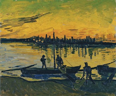 De Stuwadoors in Arles, 1888 door Vincent van Gogh