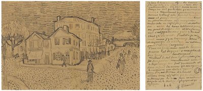 Het gele huis De straat, brief aan Theo uit Arles, zaterdag 29 september 1888 door Vincent van Gogh