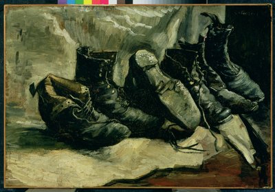 Drie Paar Schoenen door Vincent van Gogh