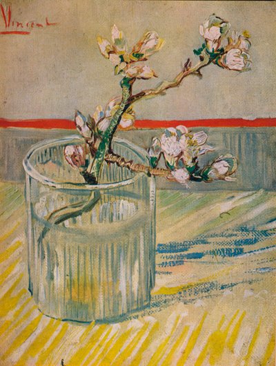 Bloeiende amandeltak, 1888 door Vincent van Gogh