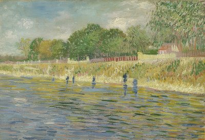 Oever van de Seine. Parijs, mei - juli 1887 door Vincent van Gogh