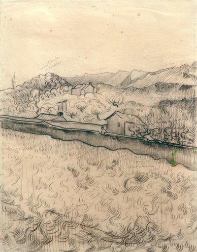 Ommuurd Veld door Vincent van Gogh