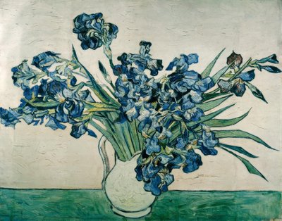 Vaas met zwaardlelies door Vincent van Gogh