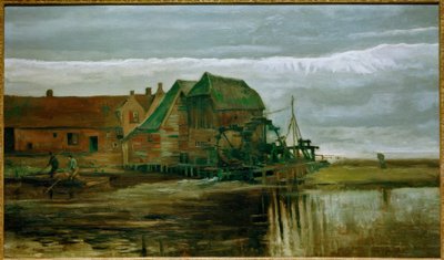 Watermolen bij Gennep door Vincent van Gogh