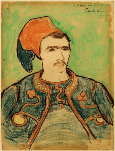 Zuave door Vincent van Gogh