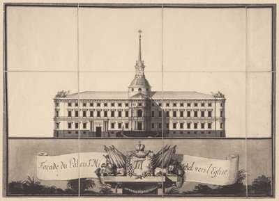 Sint-Michielskasteel in Sint-Petersburg, 1797 door Vincenzo Brenna