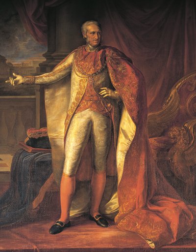 Portret van Ferdinand I van de Twee Siciliën door Vincenzo Camuccini