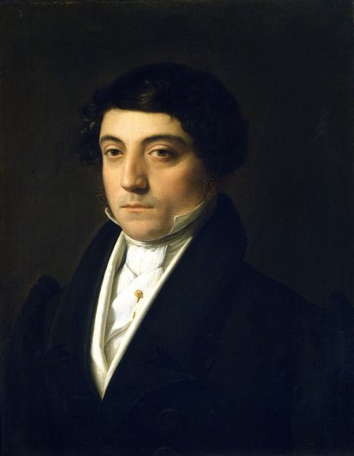 Portret van Gioacchino Rossini (1792-1868) jong - door Vincenzo Camuccini (circa 1830). Olieverf op doek. Museo Teatrale alla Scala, Milaan door Vincenzo Camuccini