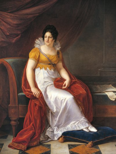 Portret van Marie Louise, Hertogin van Parma door Vincenzo Camuccini