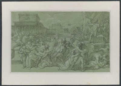 De Schaking van de Sabijnse Maagden door Vincenzo Camuccini