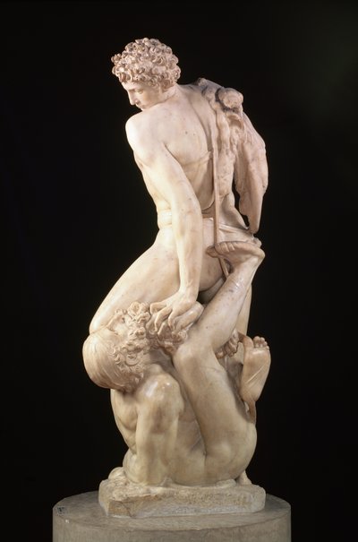 Eer overwint bedrog, 1561 (marmer) door Vincenzo Danti