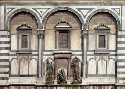 Sint Jan de Doper, zijn beul en Salome (detail) - beeldhouwwerk 1571 door Vincenzo Danti