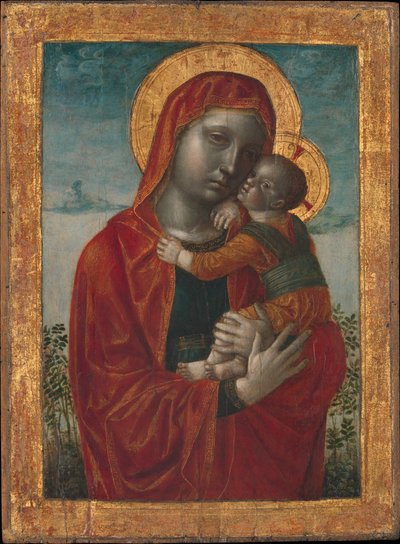 Madonna en Kind, ca. 1480 door Vincenzo Foppa