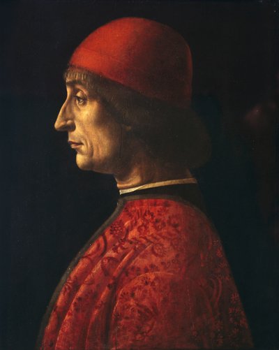 Portret van Giovanni Francesco Brivio door Vincenzo Foppa