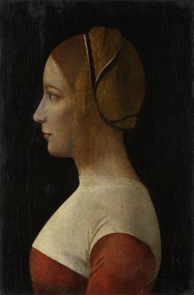 Portret van een jonge dame, ca. 1490 door Vincenzo Foppa