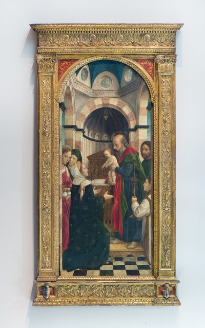 Presentatie van Jezus in de tempel, ca. 1470 door Vincenzo Foppa