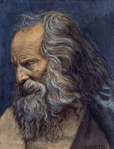 Profeet (Masto Ciccio) door Vincenzo Gemito