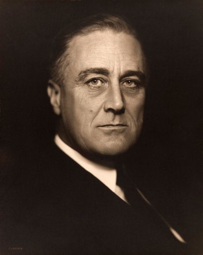 Portret van Franklin D. Roosevelt door Vincenzo Laviosa door Vincenzo Laviosa