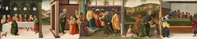 Verhaal van Sint Thomas de Apostel - Sint Thomas doopt Gundaphorus, en andere episodes, 1480-1500 door Vincenzo di Antonio Frediani
